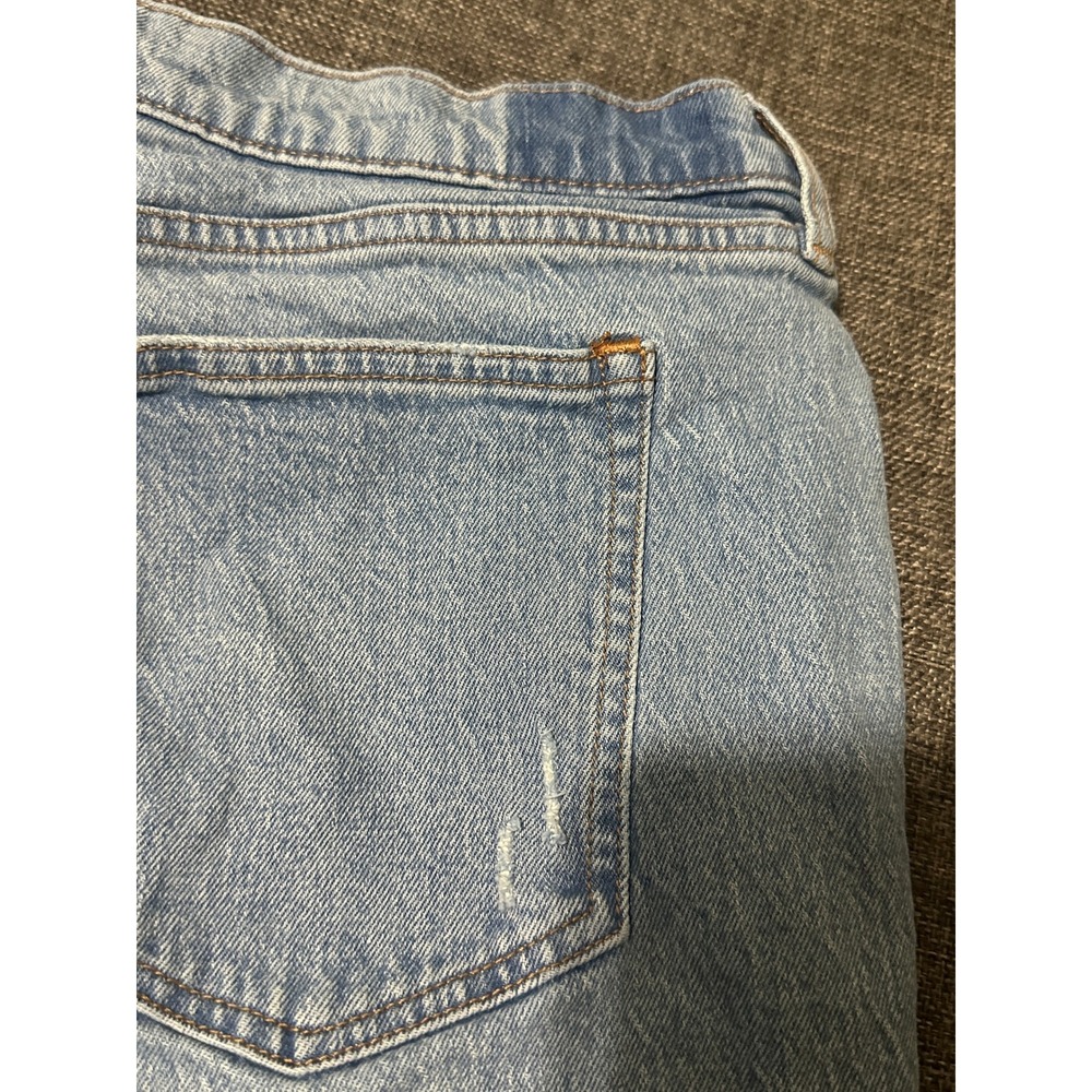 Abercrombie & Fitch Women's 16R Jeans Vintage Straight High Rise Raw Hem Blue - Picture 11 of 11